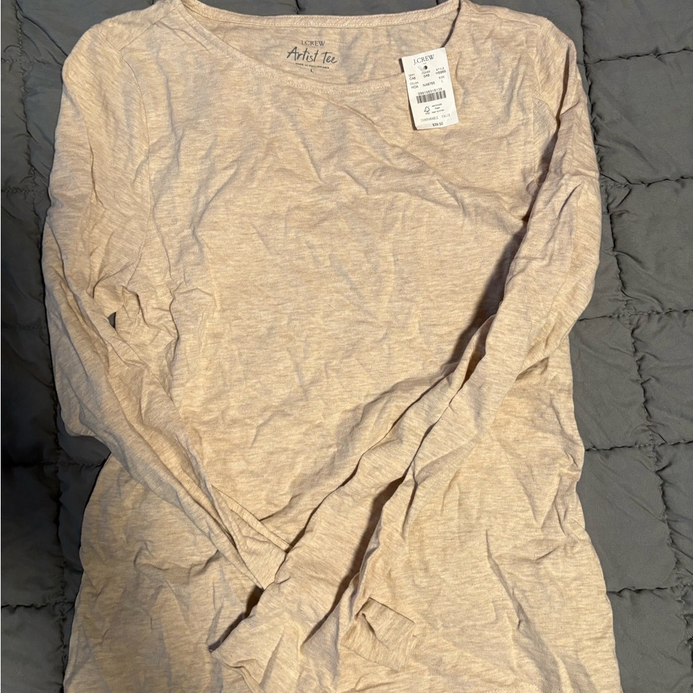 Long Sleeve Top in Cream